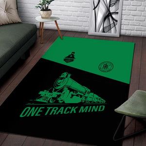 Railspirit Personalized Pittsburgh And Lake Erie Railroad Area Rug One Track Mind Train Rug Gift Idea For Train Lover