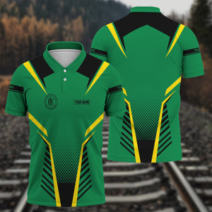 Railspirit Personalized Pittsburgh And Lake Erie Railroad Polo Shirt Unisex Train Shirt All Over Print