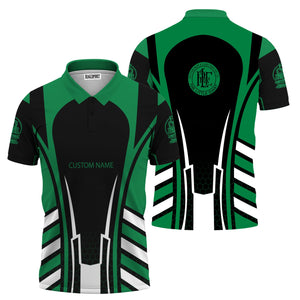 Railspirit Personalized Pittsburgh And Lake Erie Railroad Polo Shirt Striped Railroad Style Train Shirt All Over Print