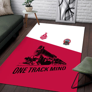 Railspirit Personalized Durango And Silverton Narrow Gauge Railroad Area Rug One Track Mind Train Rug Gift Idea For Train Lover