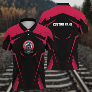 Railspirit Personalized Durango And Silverton Narrow Gauge Railroad Polo Shirt Strong Line Style Train Unisex Shirt All Over Print