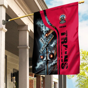 Railspirit Personalized Durango And Silverton Narrow Gauge Railroad Garden Flag Railroad Crossing Sign Flag All Over Print