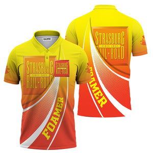 Railspirit Personalized Strasburg Railroad Polo Shirt Railway-Themed Style Shirt Gift Idea For Trainspotter