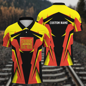 Railspirit Personalized Strasburg Railroad Polo Shirt Strong Line Style Train Unisex Shirt All Over Print