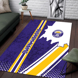 Railspirit Personalized Southern Pacific Railroad Area Rug Vintage All Over Printed Rug