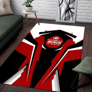 Railspirit Personalized Monon Railroad Area Rug Strong Line Style  Train Area Rug Gift Idea For Train Lover