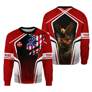 Railspirit Personalized Monon Railroad Sweatshirt American Eagle Vintage Train Shirt