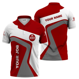 Railspirit Personalized Monon Railroad Polo Shirt Unique Design with Custom Job Position Train Shirt