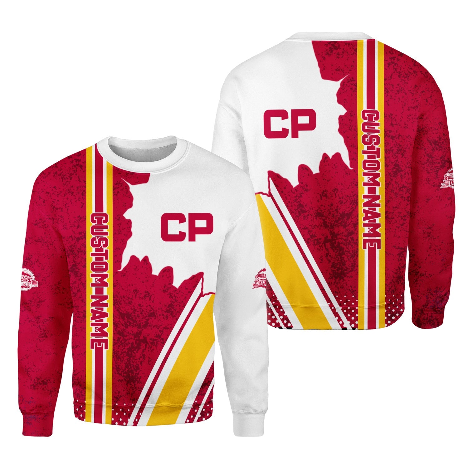 Railspirit Personalized Canadian Pacific Railroad Sweatshirt All Over Printed Unisex Shirt