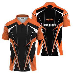 Railspirit Personalized Wheeling And Lake Erie Railroad Polo Shirt Lightning-Edge Design Train Shirt For Railroad Lovers