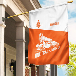 Railspirit Personalized Wheeling And Lake Erie Railroad Garden Flag One Track Mind Flag Gift Idea For Train Lover