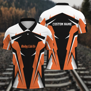 Railspirit Personalized Wheeling And Lake Erie Railroad Polo Shirt Strong Line Style Train Unisex Shirt All Over Print