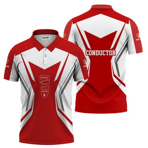 Railspirit Personalized Bangor And Aroostook Railroad Polo Shirt Unique Style with Custom Job Train Shirt