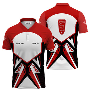 Railspirit Personalized Bangor And Aroostook Railroad Polo Shirt Vibriant Style with Custom Position Train Shirt