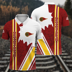 Railspirit Personalized Western Maryland Railway Polo Shirt All Over Printed Unisex Shirt