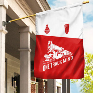 Railspirit Personalized Bangor And Aroostook Railroad Garden Flag One Track Mind Flag Gift Idea For Train Lover