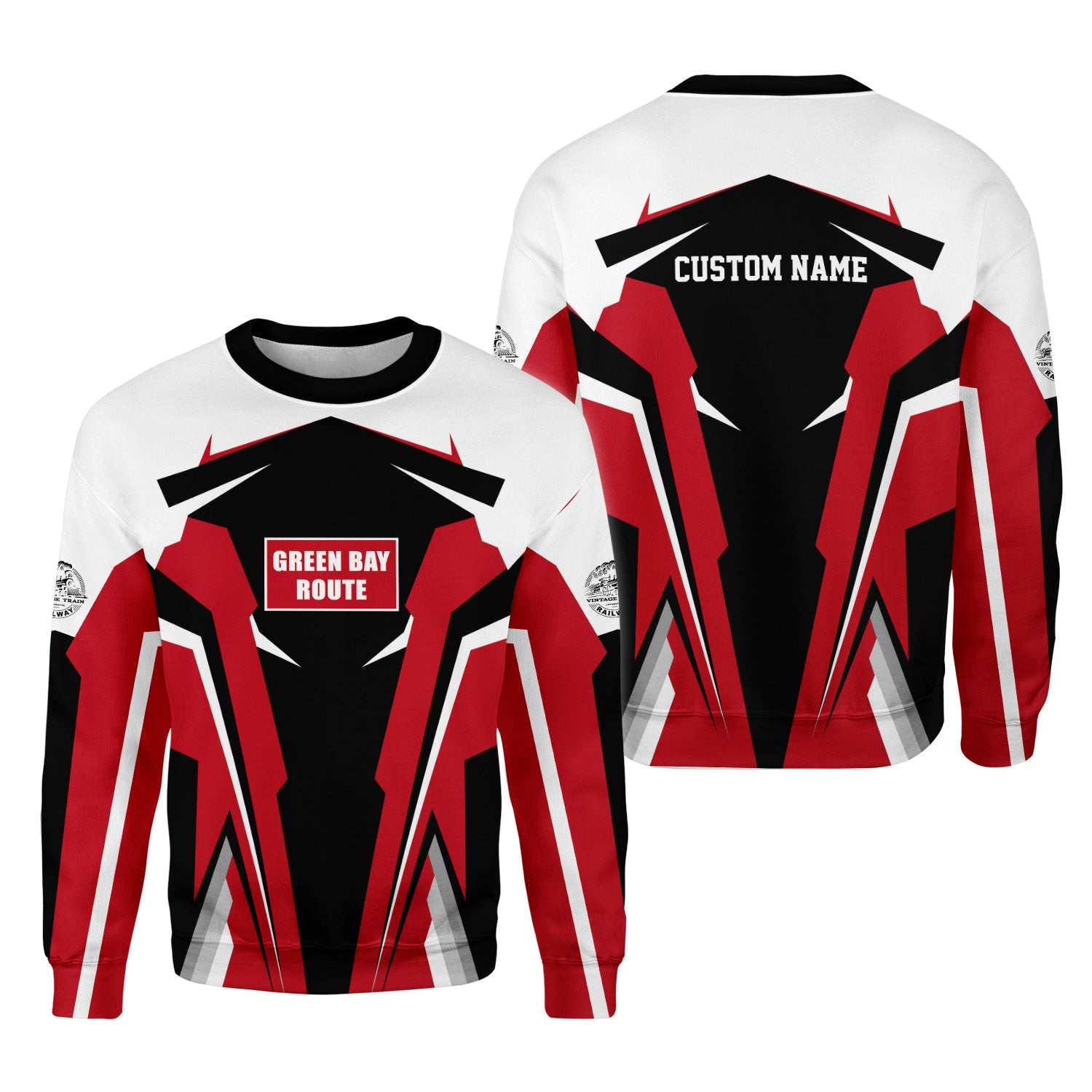 Railspirit Personalized Green Bay & Western Railroad Sweatshirt Strong Line Style Train Unisex Shirt All Over Print