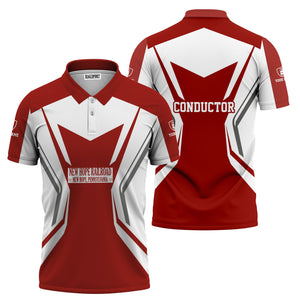 Railspirit Personalized New Hope Railroad Polo Shirt Unique Style with Custom Job Train Shirt