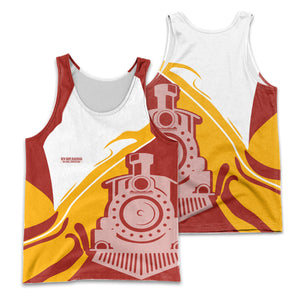 Railspirit Personalized New Hope Railroad Men Tank Top Flame-Inspired Style Shirt Gift Idea For Train Lovers