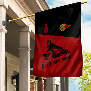 Railspirit Personalized Western Maryland Railway Garden Flag One Track Mind Flag Gift Idea For Train Lover