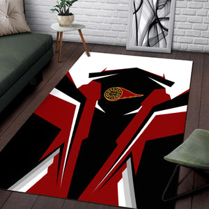 Railspirit Personalized Western Maryland Railway Area Rug Strong Line Style  Train Area Rug Gift Idea For Train Lover