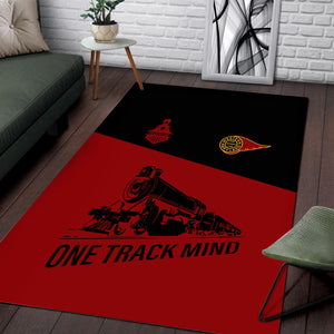 Railspirit Personalized Western Maryland Railway Area Rug One Track Mind Train Rug Gift Idea For Train Lover