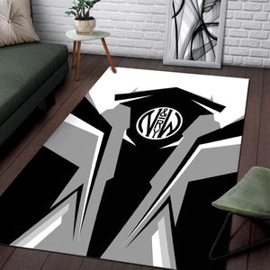 Railspirit Personalized Norfolk and Western Railway Area Rug N&W Strong Line Style Train Area Rug Gift Idea For Train Lover