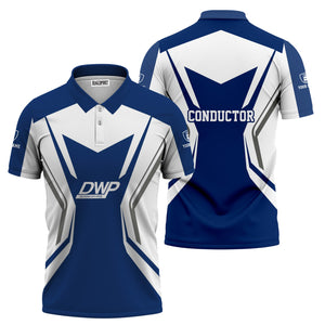 Railspirit Personalized Duluth, Winnipeg and Pacific Railway Polo Shirt Unique Style with Custom Job Train Shirt