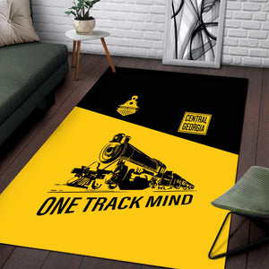 Railspirit Personalized Central of Georgia Railway Area Rug One Track Mind Train Rug Gift Idea For Train Lover