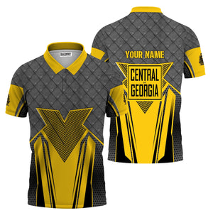 Railspirit Personalized Central of Georgia Railway Polo Shirt Rugged Steel Vibes Train Shirt All Over Print