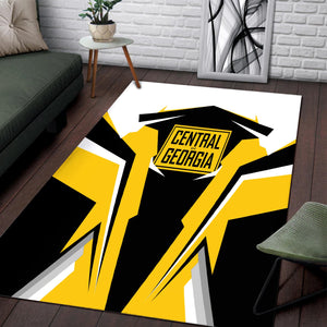 Railspirit Personalized Central of Georgia Railway Area Rug Strong Line Style Train Area Rug Gift Idea For Train Lover