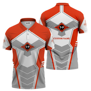 Railspirit Personalized Texas and Pacific Railway Polo Shirt Engine-Inspired Style Train Shirt for Railroad Fanatic