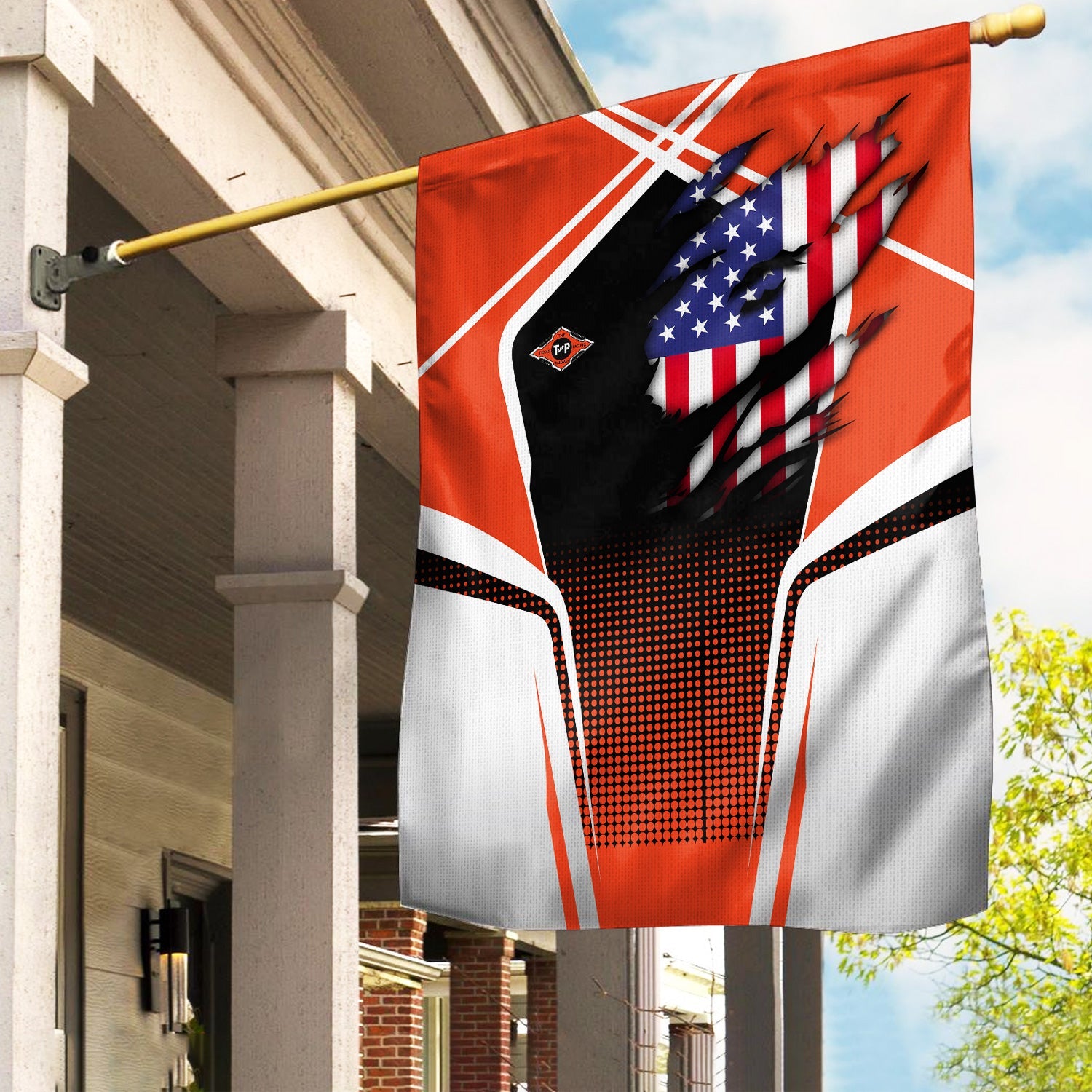 Railspirit Personalized Texas and Pacific Railway Garden Flag American Vintage All Over Printed Flag