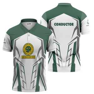 Railspirit Personalized Southern Railway U.S Polo Shirt Futuristic Design with Custom Job SOU Train Shirt