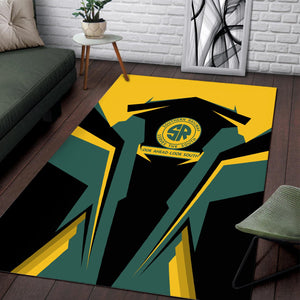 Railspirit Personalized Southern Railway U.S Area Rug SOU Strong Line Style  Train Area Rug Gift Idea For Train Lover