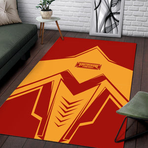 Railspirit Chicago South Shore and South Bend Railroad Area Rug Railway Trainspotter Style Rug Gift Idea For Foamers