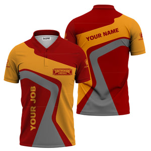 Railspirit Personalized Chicago South Shore and South Bend Railroad Polo Shirt Unique Design with Custom Job Position Train Shirt