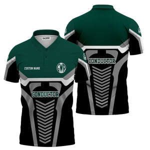 Railspirit Personalized Great Western Railway Polo Shirt Track-Inspired with Custom Job Position Train Shirt