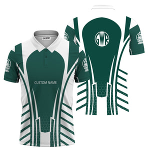 Railspirit Personalized Great Western Railway Polo Shirt Striped Railroad Style Train Shirt All Over Print