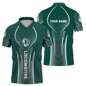 Railspirit Personalized Great Western Railway Polo Shirt Striking Line Style Train Shirt For Locomotive Lovers