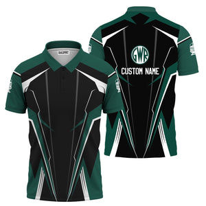 Railspirit Personalized Great Western Railway Polo Shirt Lightning-Edge Design Train Shirt For Railroad Lovers