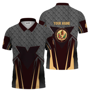 Railspirit Personalized London, Midland and Scottish Railway Polo Shirt Rugged Steel Vibes Train Shirt All Over Print