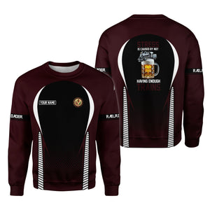 Railspirit Personalized London, Midland and Scottish Railway Sweatshirt Stress Is Caused By Not Having Enough Trains Shirt All Over Print Shirt