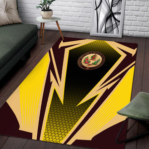 Railspirit London, Midland and Scottish Railway Area Rug Lightning Graphic Style Rug Gift Idea For Train Lover