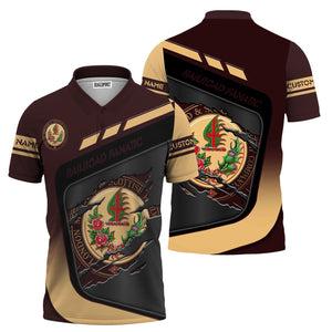 Railspirit Personalized London, Midland and Scottish Railway Polo Shirt Ripped Texture Style Train Shirt For Railroad Fanatic