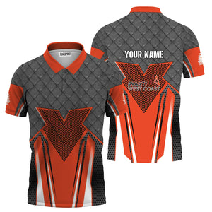 Railspirit Personalized Avanti West Coast Polo Shirt Rugged Steel Vibes Train Shirt All Over Print