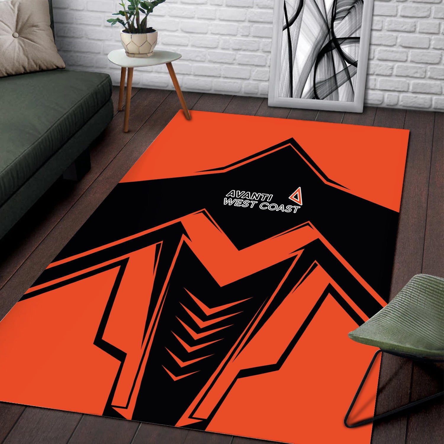 Railspirit Avanti West Coast Area Rug Railway Trainspotter Style Rug Gift Idea For Foamers