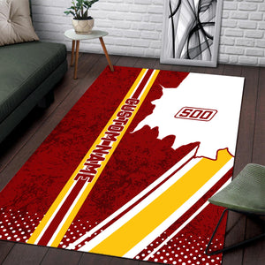 Railspirit Personalized Soo Line Railroad Area Rug Vintage All Over Printed Rug