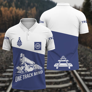 Railspirit Personalized London and North Eastern Railway Polo Shirt One Track Mind Unisex Train Shirt Gift Idea For Train Lover
