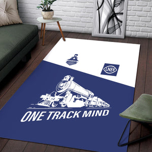 Railspirit Personalized London and North Eastern Railway Area Rug One Track Mind Train Rug Gift Idea For Train Lover